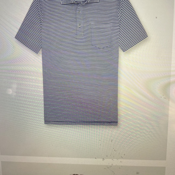 Sid Mashburn Polo size large ink & white - Picture 3 of 3